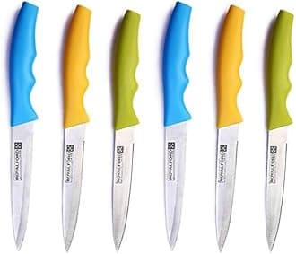 Royalford Stainless Steel Blade Utility Knife (3pcs) - Stainless Steel Razor Sharp Blades - Ultra Sharp Cooking Knives, Perfect for Carving & Chopping - Best Kitchen Gift for Cooking Lovers & Chefs