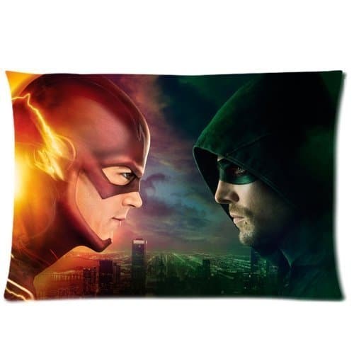 Custom Flash Vs Arrow Pillow Case Cover Design Easter Day Gifts Zippered Pillowcase Personalized Throw Pillowcases Decorative Sofa Or Bed Pillow Case Cover 20X30(2 Sides) Great Gifts For Friends Or Families
