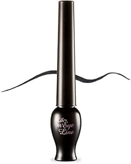 OH M'EYE LINE Liquid Eyeliner - Waterproof, Smudgeproof & Long lasting|Quick Drying Eye Liner|Easy & Precise Application|Lasts Up To 10 Hours|Korean Makeup| Gray,5ml