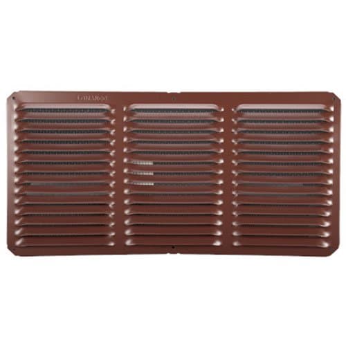 LOMANCO C816BR Cornice Vent, 16" by 8", Brown