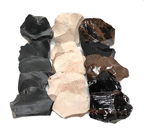 Premium Mixed Flint Knapping Spalls (10lbs) Flint Knapping Stone