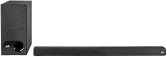 Polk Audio Signa S3 Sound Bar for TV & Wireless Subwoofer with Built-in Chromecast & Google Assistant, Low-Profile Design, Works with 8K, 4K & HD TVs, Bluetooth and Wireless Streaming