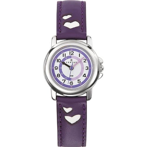 CertusKids' Quartz Watch with Leather Strap – 647452