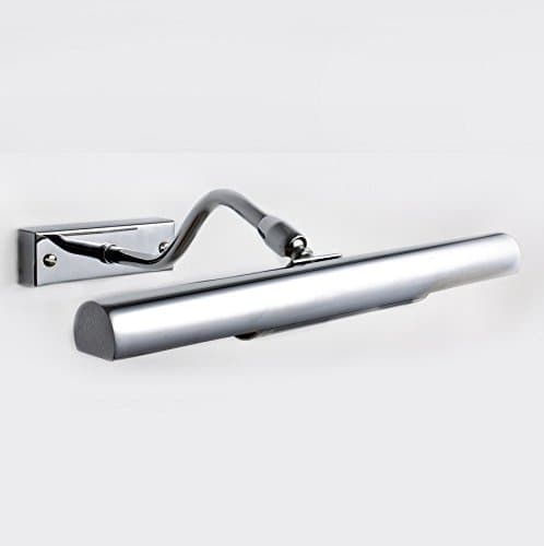 Modern Polished Chrome Adjustable Picture Light - 28cm - LED Compatible