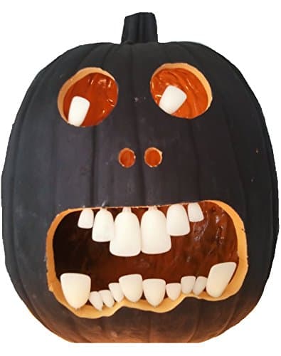 Buck Bright White Pumpkin Teeth (18 per package)