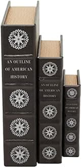 Traditional Black Faux Leather Box Set