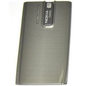 Original Battery Back Cover for Nokia E66/Silver Colour