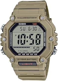 Casio AE-1600H Series | Black | 10-Year Battery | LED Illuminator | Digital Watch