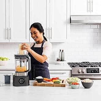 Ninja CO401B Foodi Power Blender Ultimate System with 72 oz Blending & Food Processing Pitcher, XL Smoothie Bowl Maker and Nutrient Extractor* & 7 Functions, Black