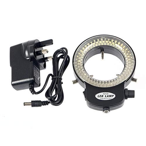 144 LED Ring Light - Adjustable illuminator Lamp for STEREO ZOOM Microscope