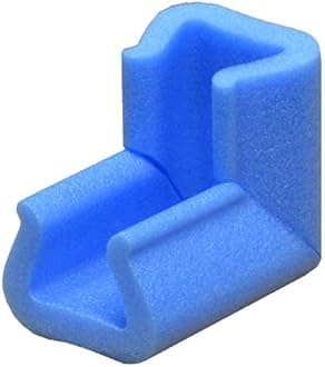 None 45mm x 100mm Blue Foam Corner Point Edge Protectors Cushions Baby Child Safety Qty 20