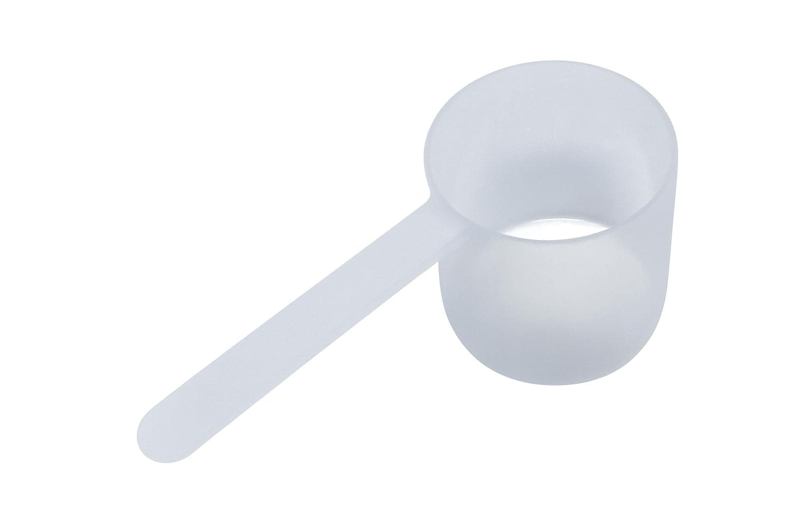 1/2 Cup (4 Oz. | 118.4 mL) Long Handle Plastic Measuring Scoop for Coffee, Protein Powder, Pet Food, Spices, Grains, Dry Goods – Food-Grade BPA-Free (Pack of 1)