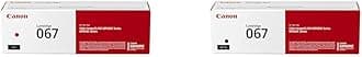 Canon 067 Magenta and Black Toner Cartridges Compatible with MF656Cdw, MF654Cdw, MF653Cdw, LBP633Cdw and LBP632Cdw Printers