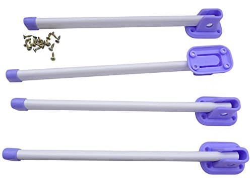 Folding Legs for Small Table Portable Laptop Table with Foldable Legs - Perfect for Bed & Small Spaces Set of 4