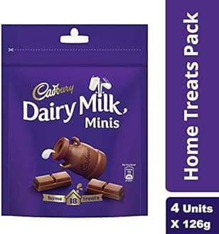 Cadbury Celebrations Chocolate Gift Pack - Assorted, Premium, 281 g & Cadbury Dairy Milk Chocolate Home Treats, 126g - Pack of 4
