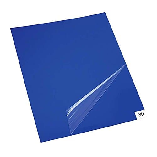 10 mats/Box, 30 Layers per mat, 36" x 45", 4.5 C Blue Sticky mat, Cleanroom Tacky Mats/PVC Sticky Mats/Adhesive Pads, Used for Floor (for Home/Laboratories/Medical Offices use)
