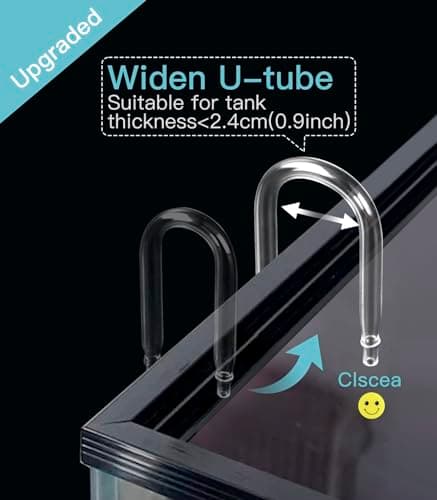 Aquarium Glass CO2 Diffuser Atomizer with U Tube Check Valve Suction Cup Premium Version