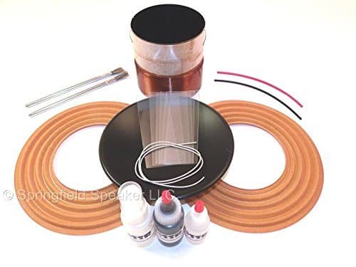 Springfield Speaker 2.58" Subwoofer Coil Replacement Kit - Dual 4 Ohm - Compatible with Kicker L7 Subwoofers D4