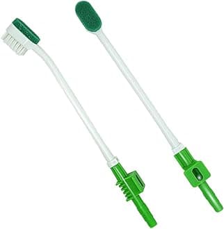 Disposable Suction Swab Toothbrush Head of Green (pack of 20)