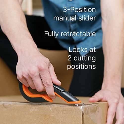 Box Cutter, Orange, 1 Pack