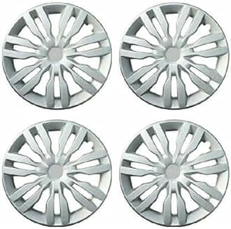 Cranzo Car Wheel Cap Silver Set of 4 Pieces For Maruti Suzuki Swift Dzire ZDI 14 inch
