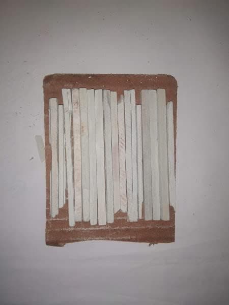 Thin Slate Pencils 400 g (Loose White Thin)