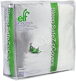 Evolon Mattress Protector | Zippered Mattress Encasement | Sleep Safe ZipCover 15" Queen