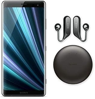 Sony Xperia XZ3 Unlocked Smartphone - Xperia Ear Duo (Bundle), 64GB - 6.0" OLED Screen - Black (US Warranty)