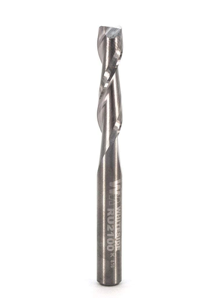 Router Bits RU2100 Standard Spiral Bit with Up Cut Solid Carbide 1/4-Inch Cutting Diameter and 1-Inch Cutting Length
