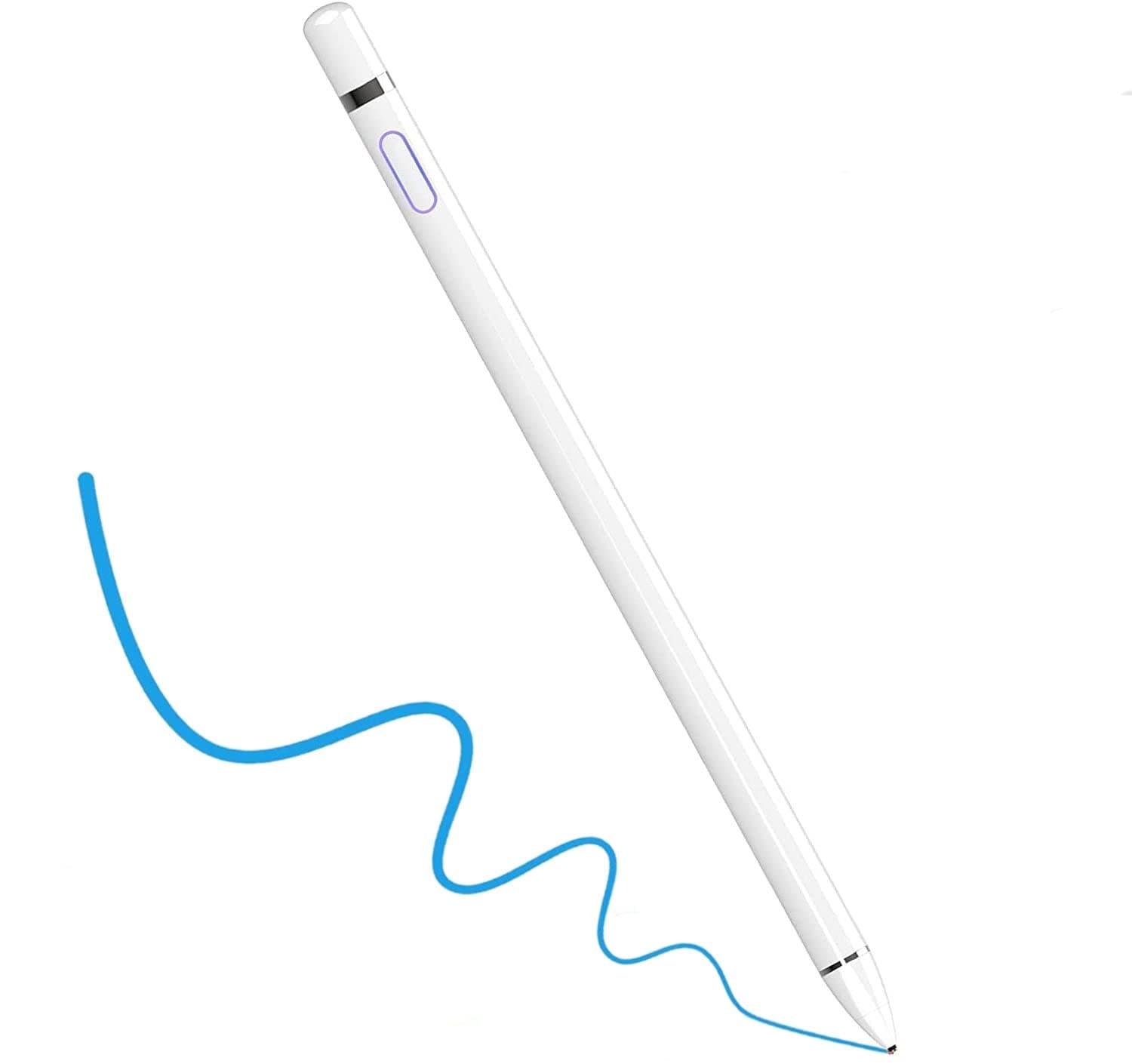 Stylus Pen for tablet, Touch Screen Pencil: Compatible with iOS, Android Microsoft Tablets, Phone, Drawing, Handwriting and Games - Fine Point Digital Capacitive Drawing Pencil no palm rejection