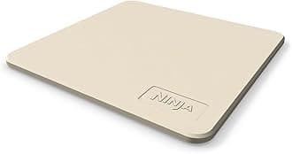 Ninja FlexFlame Upgrades 16’’ Artisan Pizza Stone, Durable Cordierite Stone, 5-Minute Pizzas, Homemade Artisan Pizza, Bread, Calzones, & More, Heat-Safe up to 600F, XL Surface, XSKPGPIZASTN