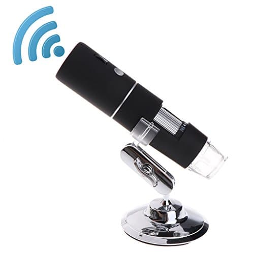 WiFi USB Microscope, Goodqueen Built in WiFi Wireless Digital Microscope Camera with 1080P HD 2MP 50x to 1000x Magnification Endoscope for Android, iOS, Smartphone, Tablet, Widows, iPad, Mac PC
