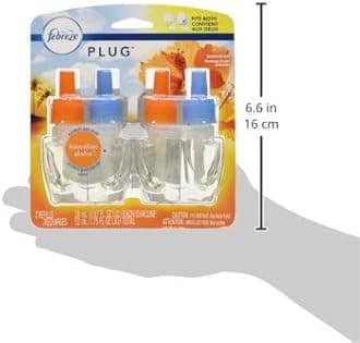Febreze Plug In Air Freshener Scented Oil Refill, Hawaiian Aloha,2 Count