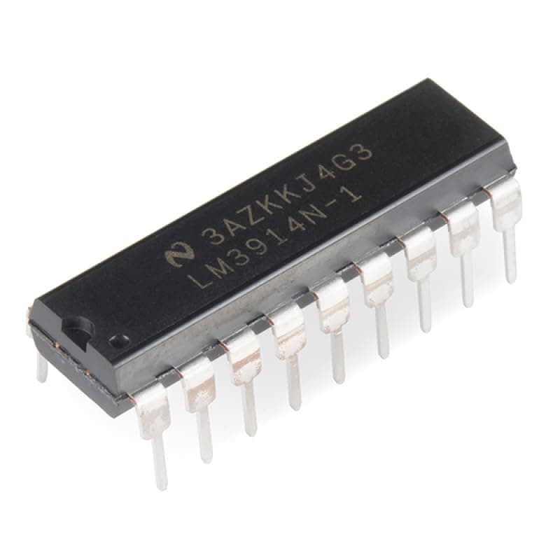 LM3914 Dot Bar Display Driver IC DIP-18 Package for Replacement and DIY Projects | Pack of 1 pc