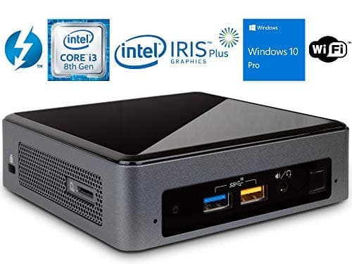 Intel NUC NUC8i3BEK Mini PC/HTPC, Intel Dual-Core i3-8109U Upto 3.6GHz, 16GB DDR4, 512GB SSD, WiFi, Bluetooth, Thunderbolt 3, 4k Support, Dual Monitor Capable, Windows 10 Pro (16GB Ram + 512GB SSD)