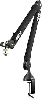 RØDE PSA1+ Professional Studio Arm with Spring Damping and Cable Management,Black