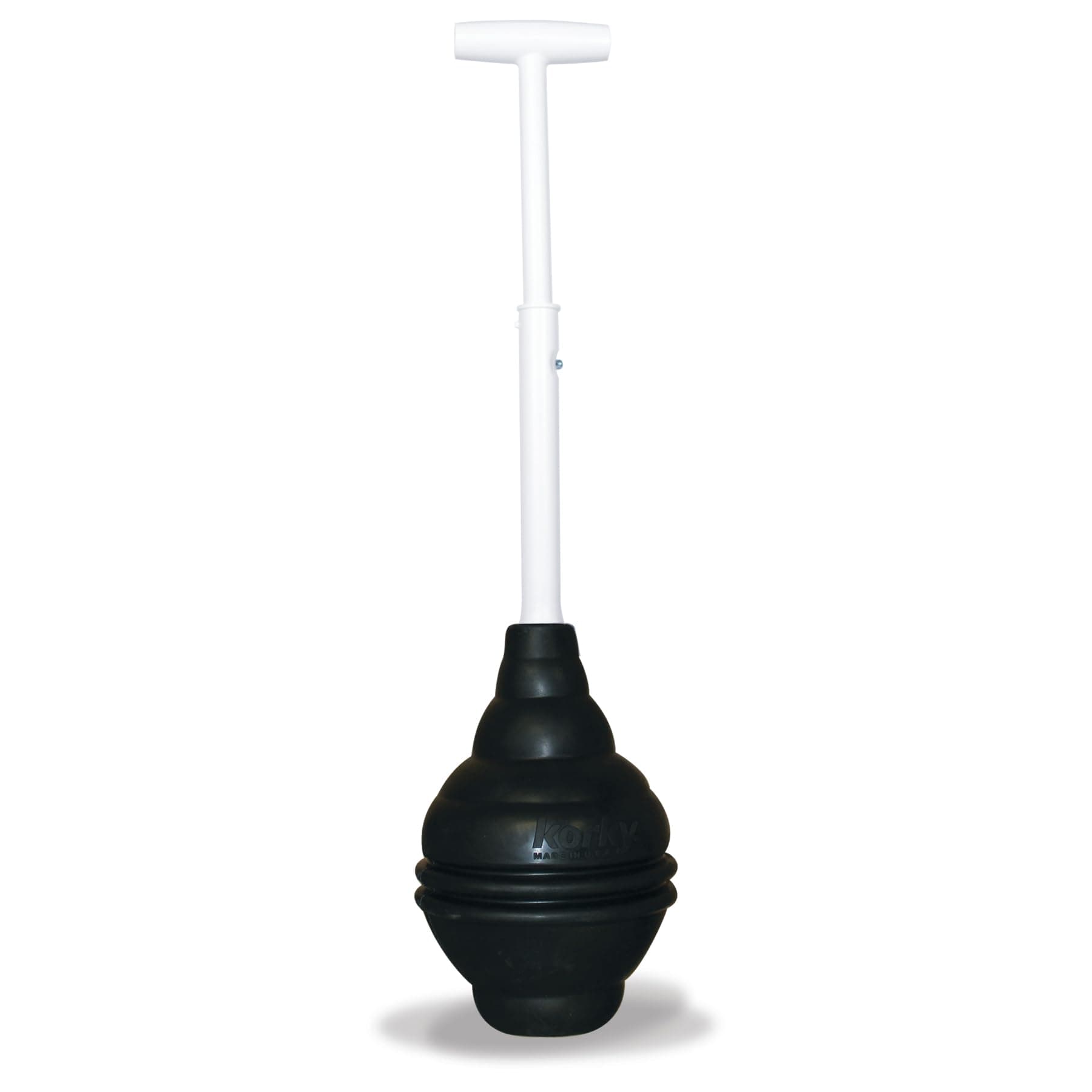 96-4AM Telescoping T-Shaped Handle BeehiveMAX Universal Plunger, Black