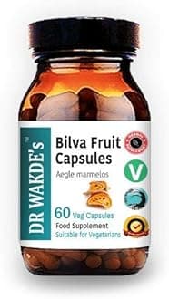 DR WAKDE's Bilva Fruit Capsules (Bael Fruit | Aegle marmelos) | 60 Veg Caps | Ayurvedic Supplement | Vegan | 100% Herbal | Quantity Discounts| Same Day Dispatch