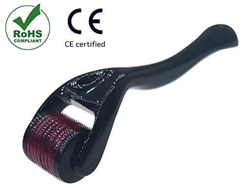 Derma Roller 0.5mm 540 Pins micro needling roller Come with Organizer, Perfect Soluction for Wrinkles, Stretch Marks, Acne and Scar Removal