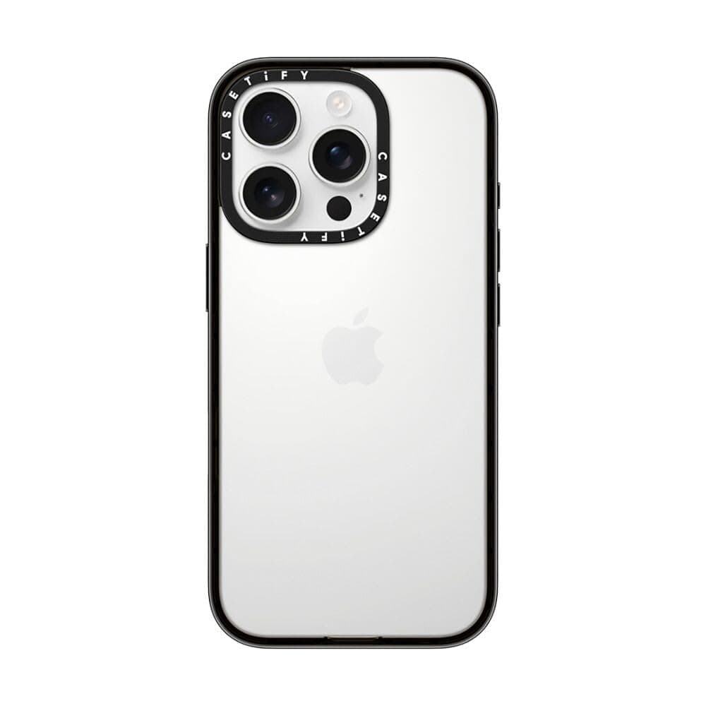 Compact Case for iPhone 16 Pro [Lightweight / 4 ft. 2X Military Grade Drop Protection/Slim] - Clear Black