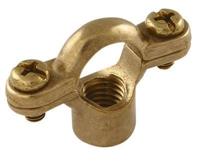 28MM OD SINGLE MUNSEN RING BRASS - Single Munsen Ring, Brass (Metric Pipe Clips and Back Plates)