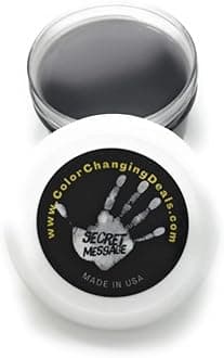 Black to Colorless Color Changing Magic Paint Activated by Body Heat Thermochromic Paint Temperature responsive for Secret Messages Gender Reveal Escape Room props Magic Tricks
