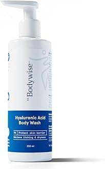Be Bodywise Hyaluronic Acid Body Wash with Aloe Vera Extract | Deep Cleanses Skin & Provides Intense Hydration to Skin| Gentle and Suitable for All Skin Types | 250ml