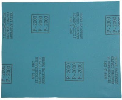 2000 Grit Sandpaper - 8.5" x 11" - 1pc