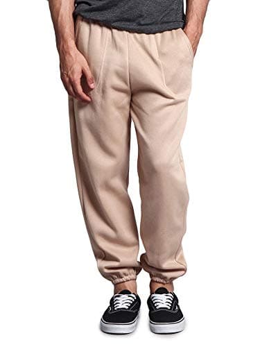 Men's Basic Fleece Jogger Sweatpants