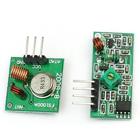iHaosapce 5 Packs 433MHz RF Wireless Transmitter and Receiver Module Kits For Arduino Raspberry Pi …