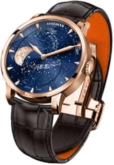 AGELOCER Luxury Automatic Mechanical Watch Original Men Watch with 3D Moon Phase Watch Dial Tourbillon Skeleton Stainless Steel Men's Wrist Watch