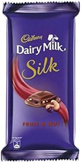 Cadbury Dairy Milk Silk Chocolate Bar, Fruit & Nut, 137 Gm
