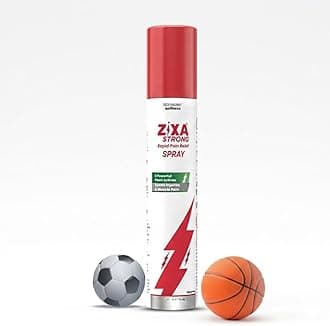 Strong Spray : Rapid Pain Relief for Muscle, Knee, Joints, Shoulder, Body, Leg and Back Pain – Fast-Acting Hot & Cold Therapy with 6 Effective Plant Actives, 75ml (Pack of 1)