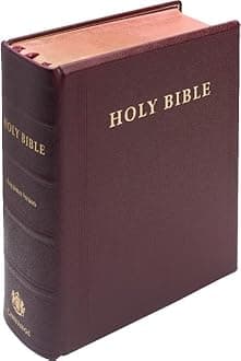 KJV Lectern Burgundy Goatskin over boards KJ986:XB
